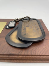 Load image into Gallery viewer, Heroic-Size Dog tag Plaque