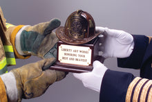 Load image into Gallery viewer, Helmet Award <br>(Black Patina)</br>