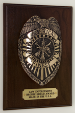 Load image into Gallery viewer, Law Enforcement Shield Plaque