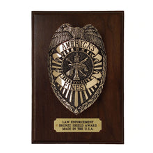 Load image into Gallery viewer, Law Enforcement Shield Plaque