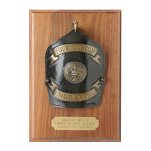 Load image into Gallery viewer, Six Inch Bronze Shield Plaque
