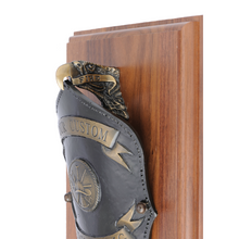Load image into Gallery viewer, Six Inch Bronze Shield Plaque