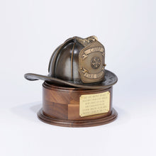 Load image into Gallery viewer, Life Size Bronze Leather Helmet
