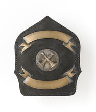 Load image into Gallery viewer, Life Size Bronze Leather Helmet
