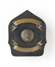 Load image into Gallery viewer, Life Size Bronze Leather Helmet
