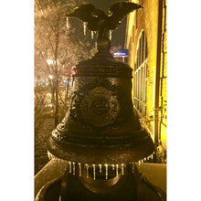 Load image into Gallery viewer, Firefighter Bronze Bell Monument with Custom Logo
