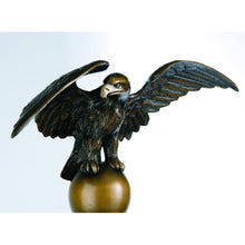 Load image into Gallery viewer, Firefighter Bronze Bell Monument with Custom Logo
